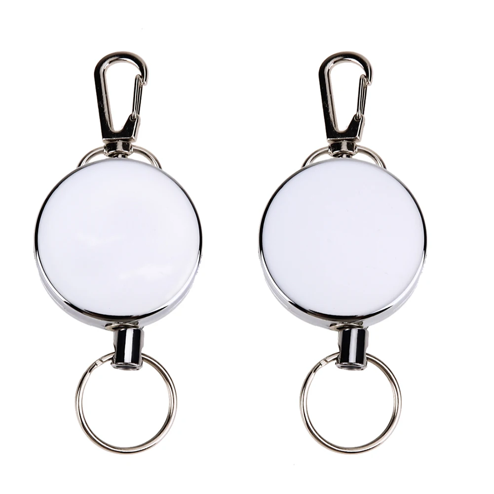 

Retractable Key Chain High Resilience Stretching Rope Key Chain Anti-lost Ring Burglar Trinket Keychain Outdoor Safety Buckle