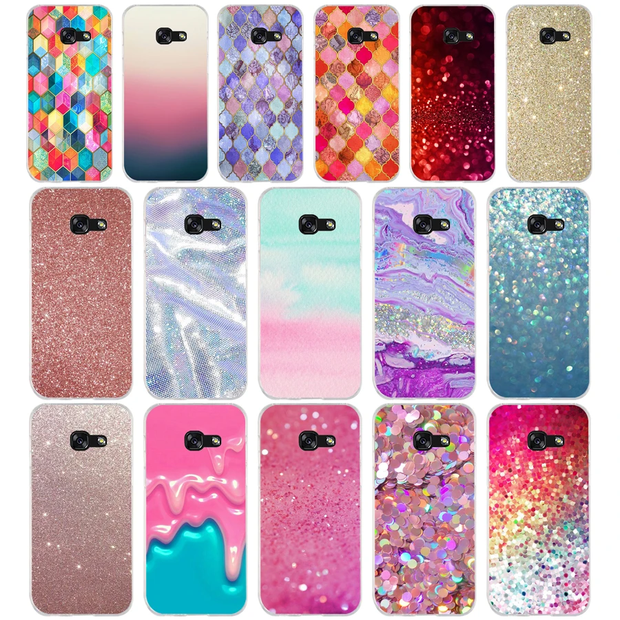 

72SD Gradient Color Soft Silicone Tpu Cover phone Case for Samsung a3 2016 a5 2017 a6 plus a7 a8 a9 star lite s 6 7 8 9
