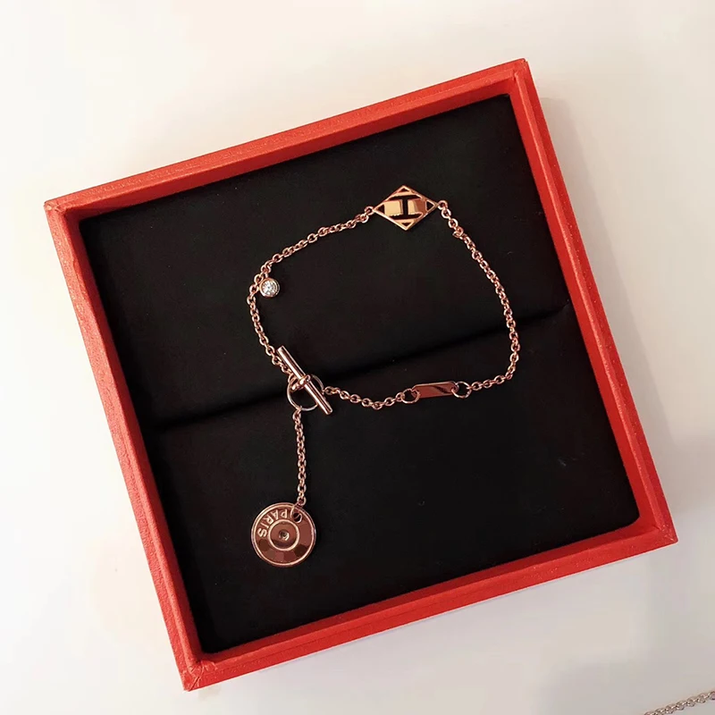 

Hot Brand Pure 925 Sterling Silver Jewelry For Women Cross Circle Bracelet Lock Chain Bracelet 925 Silver Party Bangle Jewelry