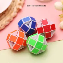 Stress reliever anti stress magic cube snake puzzle mini pyraminx twist ruler gift Children game hand