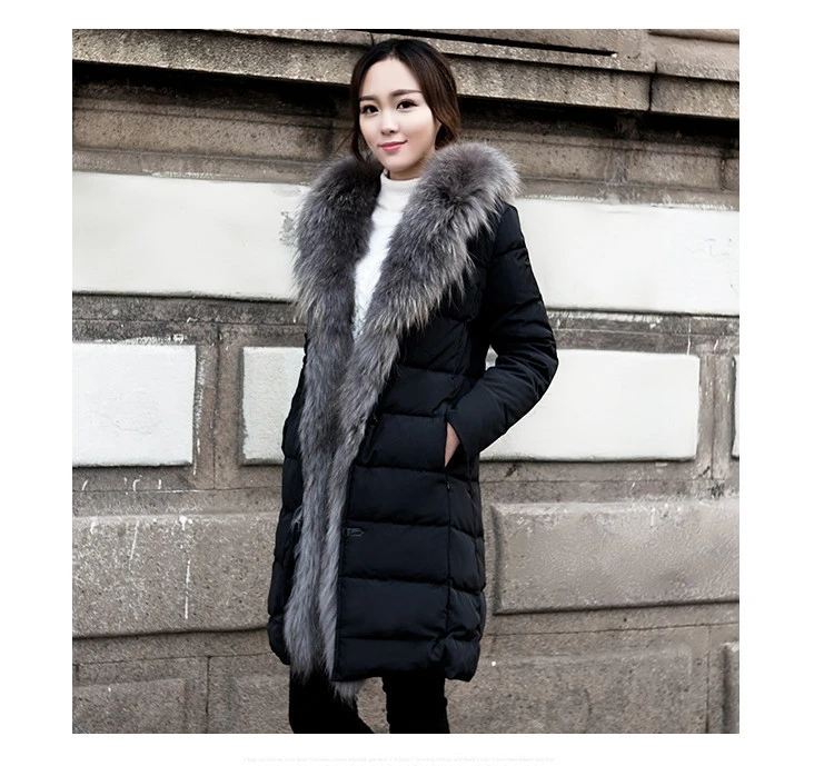 Large Real Fox Fur Collar 2017 New Brand Fashion White