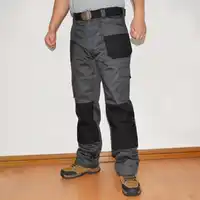 Mens Cargo Pants With Holster Pocket Cordura Knee Pocket Work Trouser Full Length Long Pant Plus Size Brand Clothing ID713
