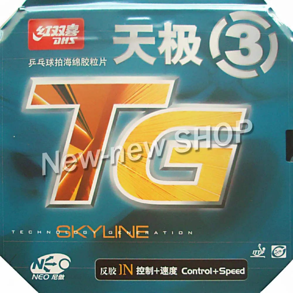 DHS NEO Skyline-TG3 NEO TG3 NEO TG-3 NEO TG 3 пунктов-в настольный теннис пинг-понг резина с оранжевым губкой