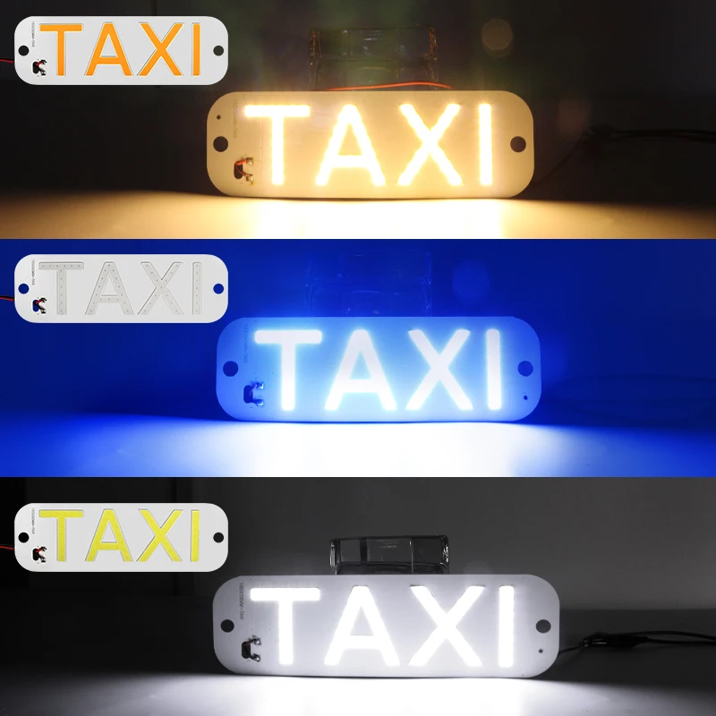 YCCPAUTO 1 шт. светодиодный светильник для такси, лобовое стекло автомобиля, индикатор для кабины, знак такси, светодиодный лампа ветрового стекла для ford KIA Lada для Hyundai Peugeot