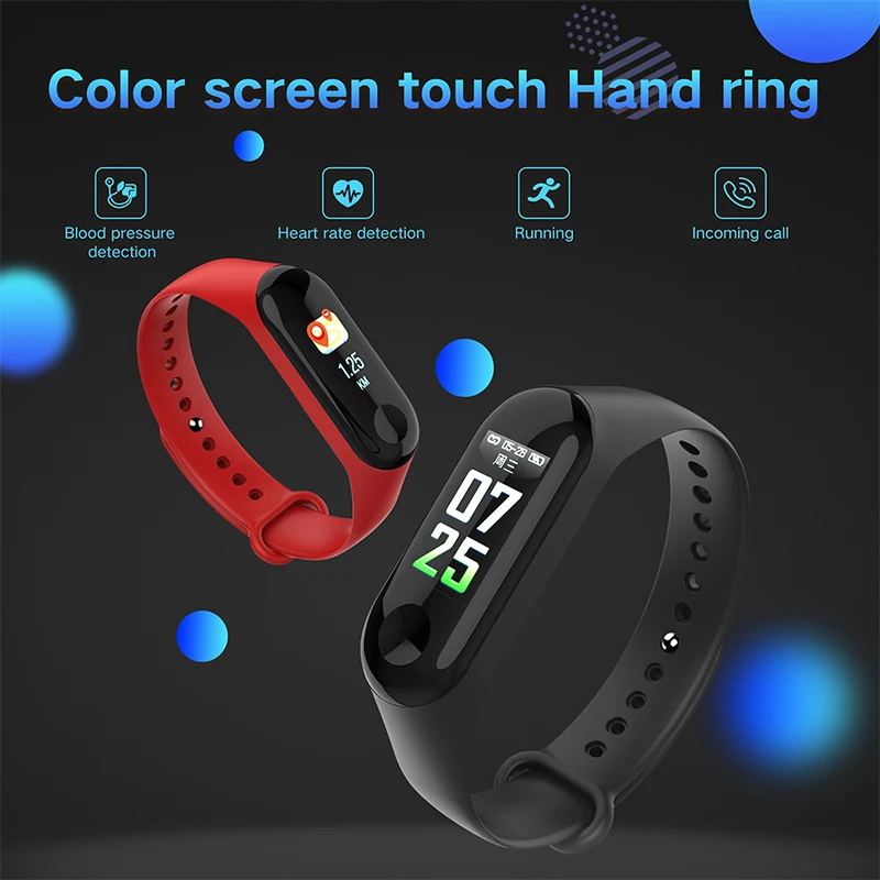 

KINYO fitness tracker smart bracelet heart rate message reminder remote camera distance smart band men women pk xaomi mi band 3