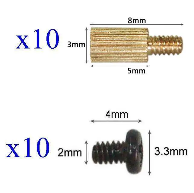 Поддержка камеры 10x стойки(3x5 мм) и винты для крепления на плате CCTV AHD TVI CVI 1080P IP wifi IR камера s