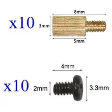 Поддержка камеры 10x стойки(3x5 мм) и винты для крепления на плате CCTV AHD TVI CVI 1080P IP wifi IR камера s