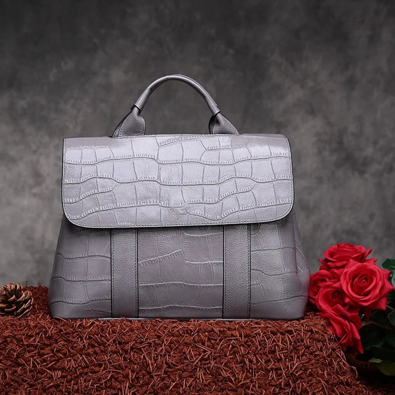 

YISHEN Genuine Leather Stone Pattern Women Totes Fashion Versatile Female Crossbody Bags Cow Leather Women Shoulder Bags QSL0652