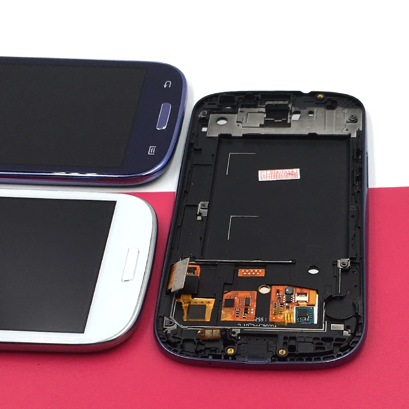 I9300 дисплей для SAMSUNG GALAXY S3 i9300 ЖК-дисплей сенсорный экран дигитайзер с рамкой Galaxy lcd