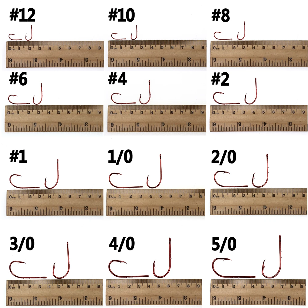 Wifreo 20 шт./пакет красный Baitholder Крючки с высоким содержанием углерода Сталь держатель приманки рыболовный крючок никель Цвет рыболовные крючки Размеры на возраст 2 4 6 8 10 лет