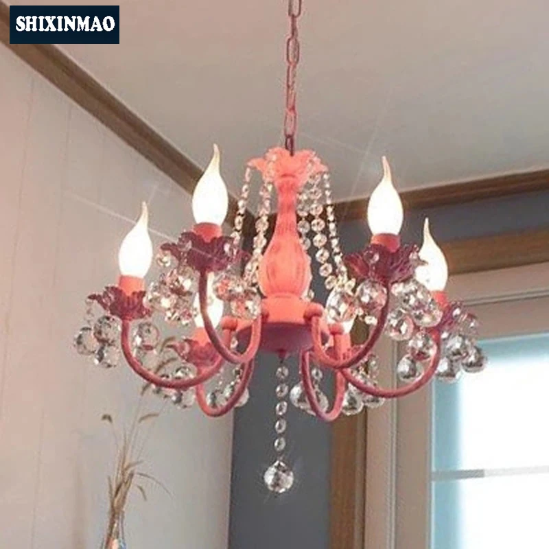 

SHIXNIMAO Princess crystal lamp free shipping luxury Crystal Chandelier Modern Design Crystal lamp 007