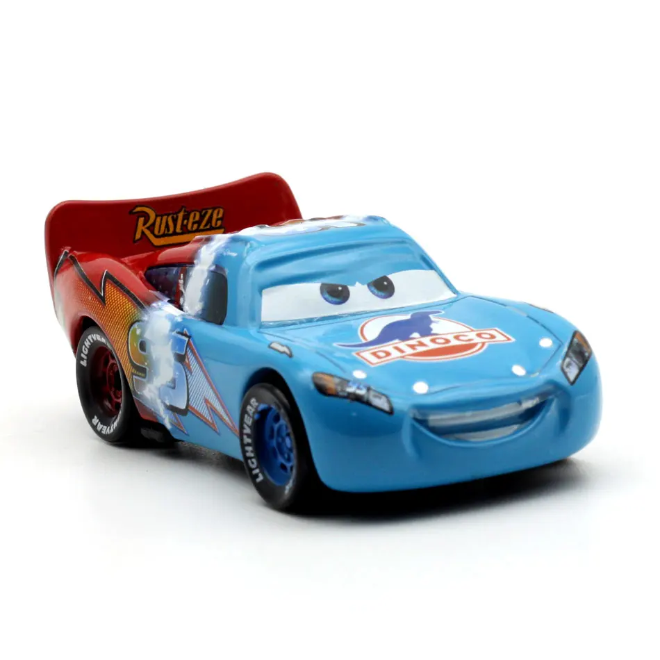 Disney Pixar Racing Cars 2 3 игрушки двойной цвет Lightnig McQueen Mater Ramirez 1:55 литье под давлением металлические игрушки из сплава модель фигурки мальчиков