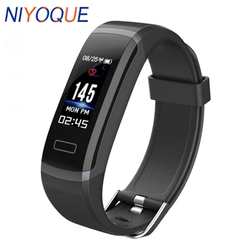 

NIYOQUE Waterproof Smart Bracelet GT101 Color Screen Heart Rate Monitor Fitness Tracker Band Bluetooth Smart Watch Call Reminder