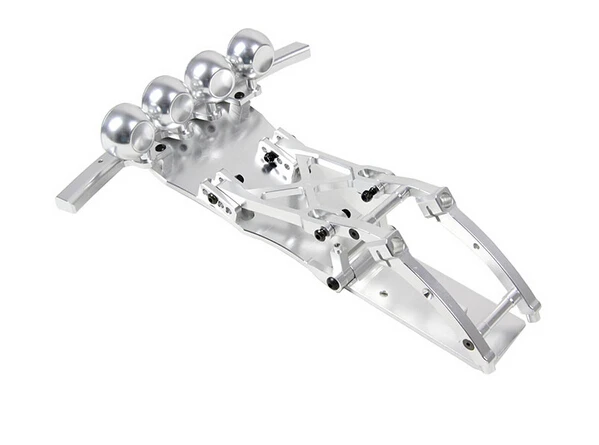 

1/5 rc car gas Metal Baja 5T/5SC CNC Alloy Front Bumper SET for HPI baja 5T Parts KM ROVAN