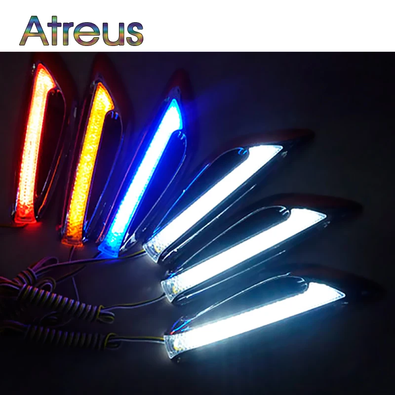Atreus 2X автомобильные рулевые огни боковые поворотники для Peugeot 206 307 407 308 207 508 Ssangyong