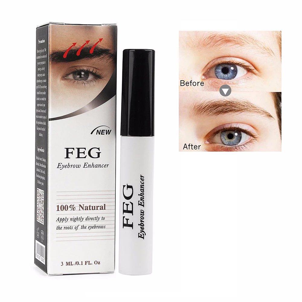 

FEG 100% Original Eyebrow Enhancer Ferum For Eyebrow Growth Make up Eye Brow Pencil Treatments Longer Thicker Cosmetics Set