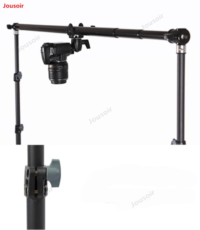Camera background frame overlooking camera shelf