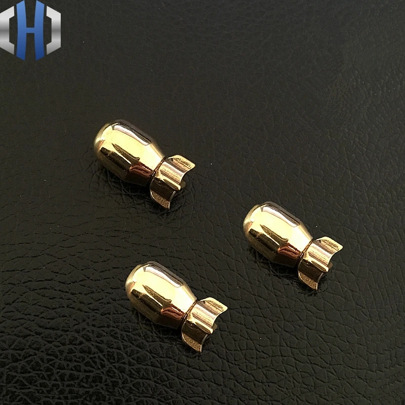 

1PC Copper Mini Creative Bomb Fall Umbrella Rope Pendant RopePendant DIY Fall Processing Paracord Beads Brass EDC Knife Beads