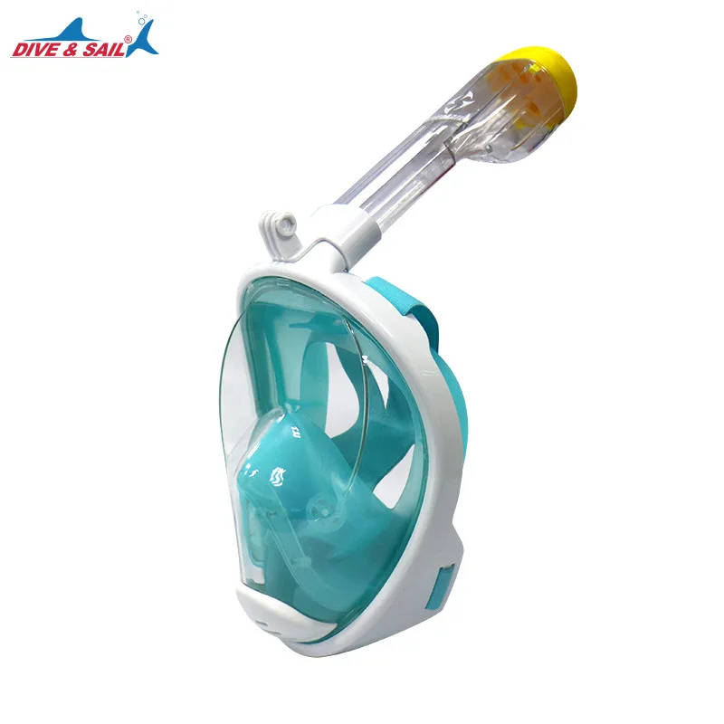 

DIVE&SAIL Detachable Full Face Diving Masks PC+Liquid Silicone Anti-fog Anti-Leak Swimming Snorkeling Underwater Scuba Dive Mask