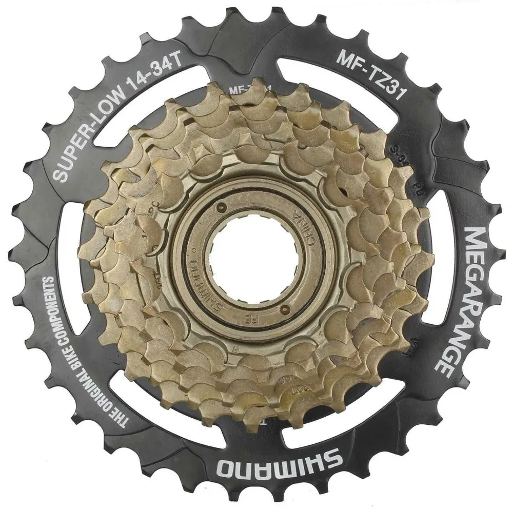 Оригинальный SHIMANO TOURNEY велосипед MF TZ31 7S MTB свободного хода кассеты 14 34T|Храповик