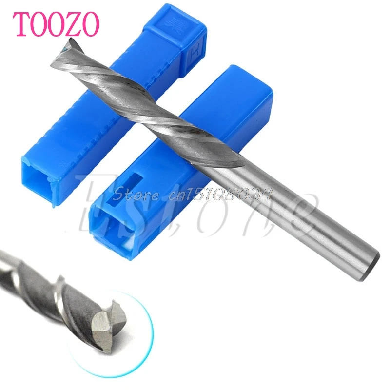 Hot Extra Long 6mm 2 Flute HSS & Aluminium End Mill Cutter CNC Bit Extended S08 Drop shipin