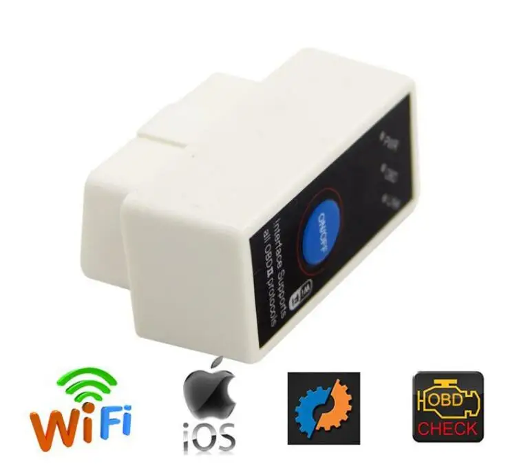 ELM327 WIFI OBD2 считыватель кодов Автомобильный сканер диагностический инструмент