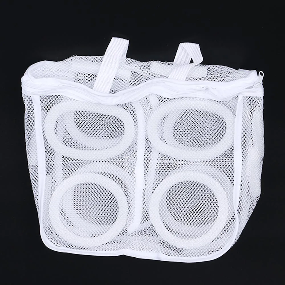 

Hot 1Pc Household Practical Mesh Foldable Laundry Bag Shoes Machine Cleaning Dry Bag Organizer Holder Storage Tools
