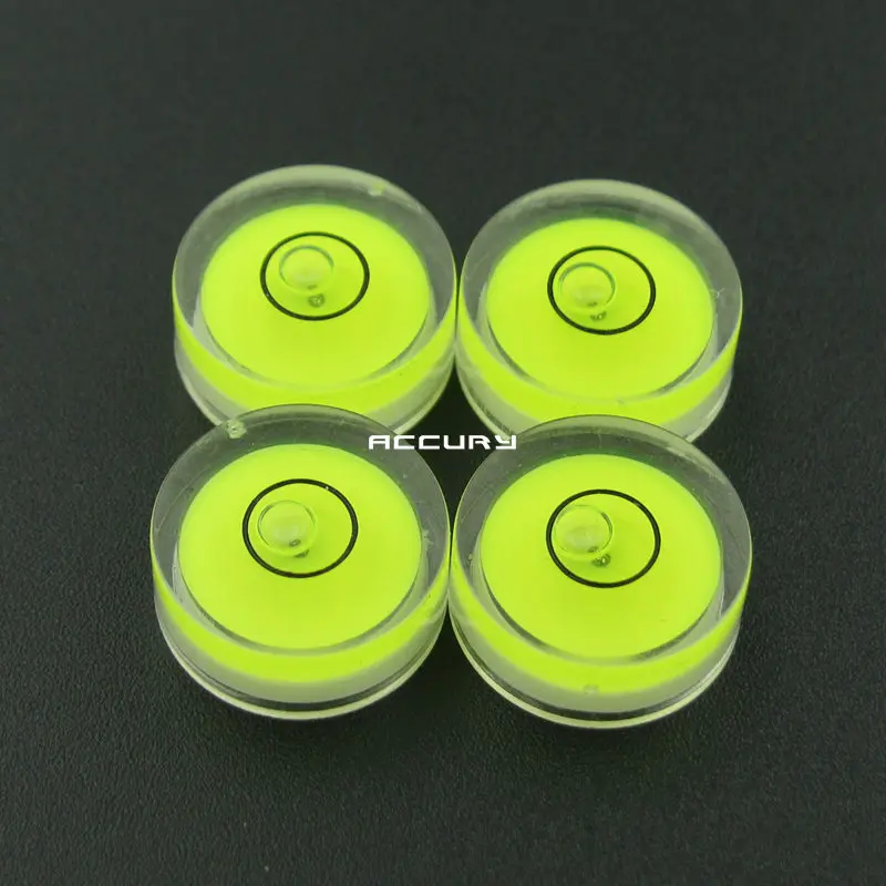 

(10pieces/Lot) Size 15*6mm Precision bubble level water level indicator Universal level Round Acrylic vial for Camera