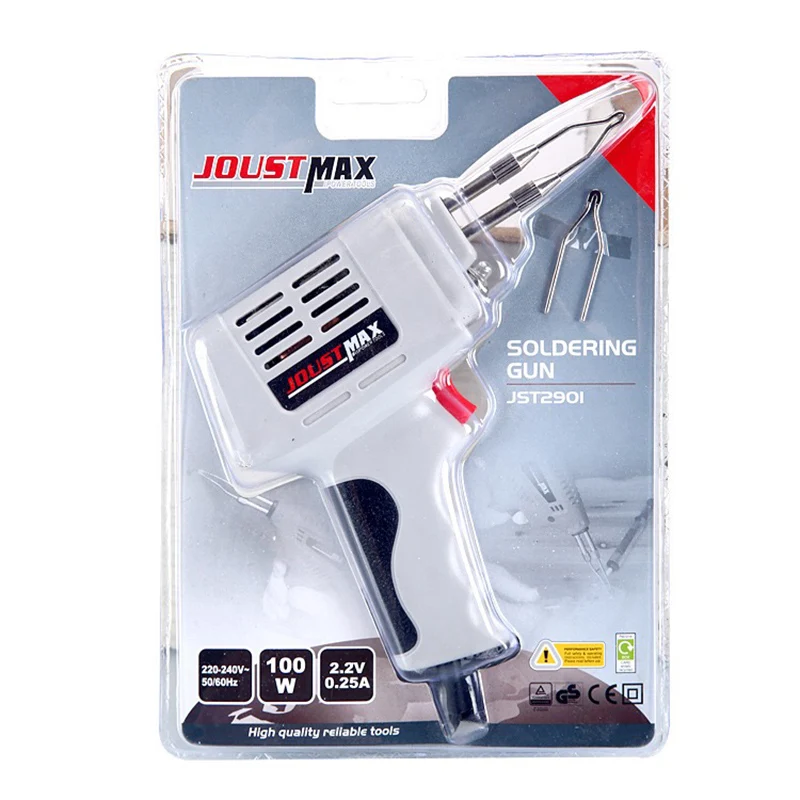 

220V 100W Electric Soldering Iron Kit Industrial Grade Solder Wire Welding Repair Tools Home Tin Solder Guns EU PLUG 4.7 009