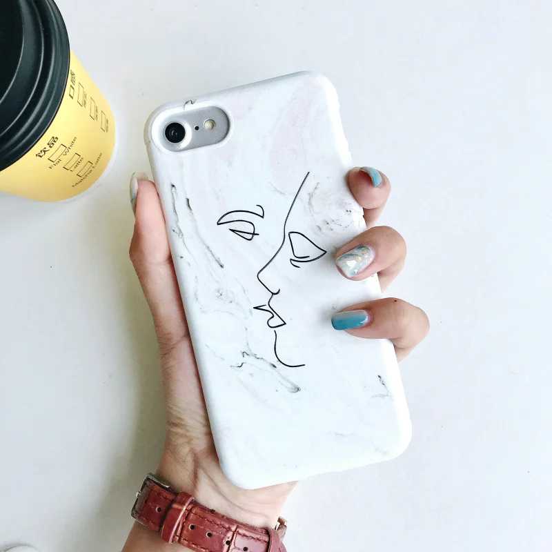 

Silicone Luxury Case for iphone XS XR XS Max Artistic Abstract Marble Soft TPU Phone Cover for iphone X 6 6s Plus 7 8 Plus Case