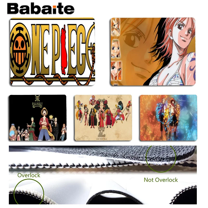 Babaite красивые аниме One piece большой Мышь pad PC компьютер коврик Размеры для 180x220x2 мм и 250x290x2 мм Малый Мышь pad