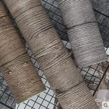 Ретро ностальгические антикварные имитация деревянных досок обои бар индивидуальная деревянная Мода украшения деревянные зерна обои