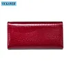 VICKAWEB long wallet genuine leather wallet women purse Solid ladies purse Hasp womens wallets and purses Casual Money Bag New ► Photo 3/6