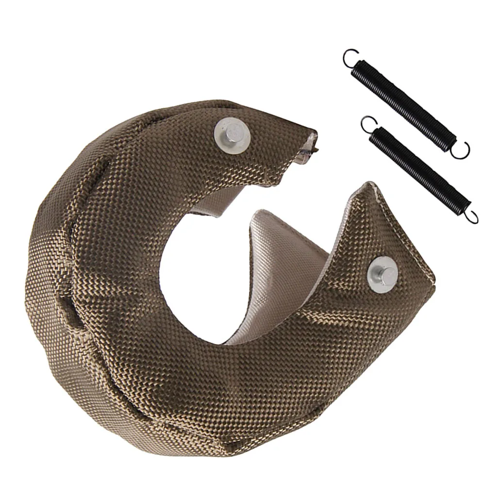 1 Set Universal Car T3 Turbo Charger Heat Shield Cover Blanket Glass Fiber Protection Wrap For T3 T25 / T28 / GT25 / GT28 Etc 