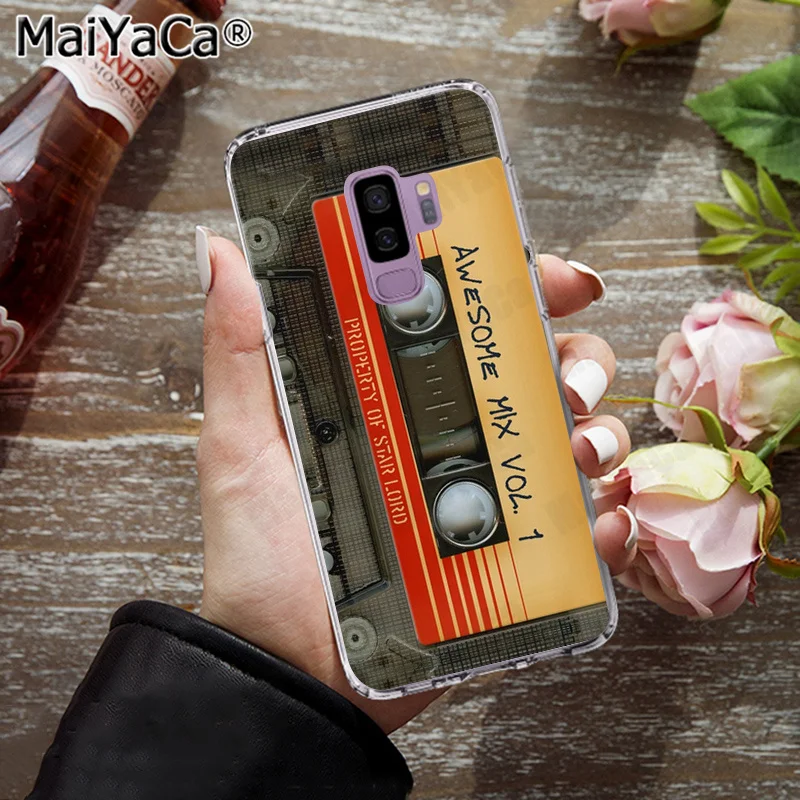 MaiYaCa модный ретро смешанный Кассетный чехол для камеры samsung galaxy S4 5 6 7Edge 8 9 s6 edge PLUS