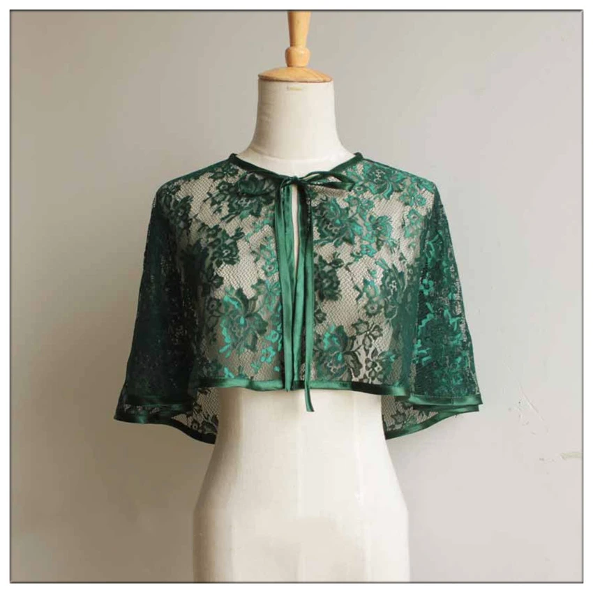 green bolero cardigan