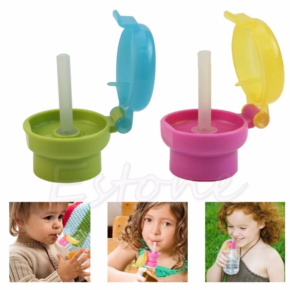 Детская Кормление питьевой крышку чашки с соломенной для бутылки PP смолы Уход Обложка для Еда мельница