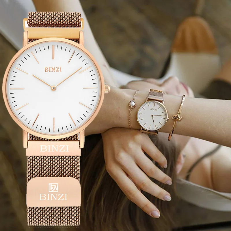 

New Quartz Watch For Women Ladies Wrist Watch Luxury Brand Magnetic Dress Rose Gold Wristwatch Relogio Feminino Reloj Mujer