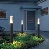 60CM With Motion Sensor LED Garden Lawn Lamp Modern Aluminum Pillar Light Outdoor Courtyard Villa Landscape Lawn Bollards Light 6