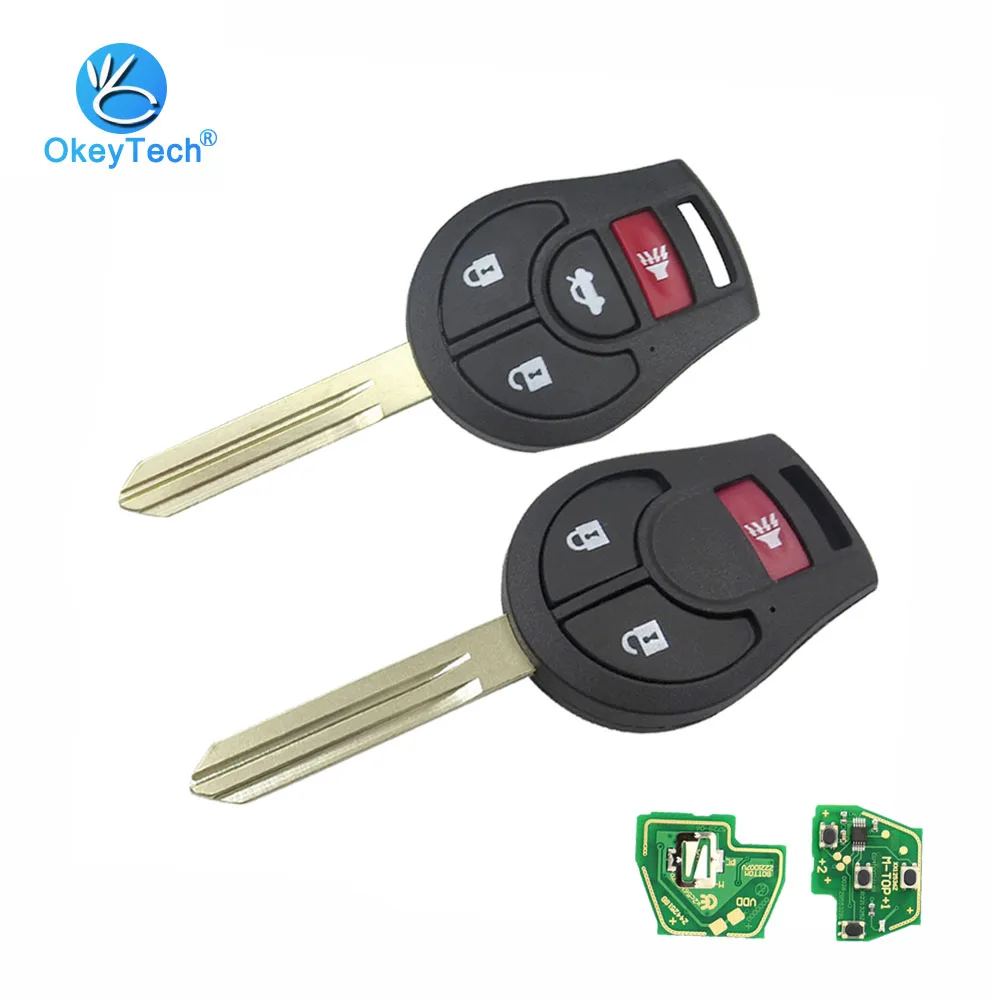 Дистанционный ключ OkeyTech для Nissan March 3/4 кнопки 315 МГц ID 46|Ключ от авто| |