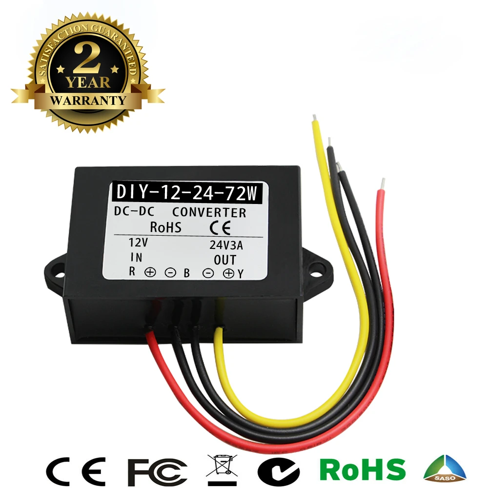 12V to 24V DC Car Step Up Voltage Power Converter Boost Regulator Module 12V to 24V DC Car Step Up Voltage Power Converter Boost Regulator Module