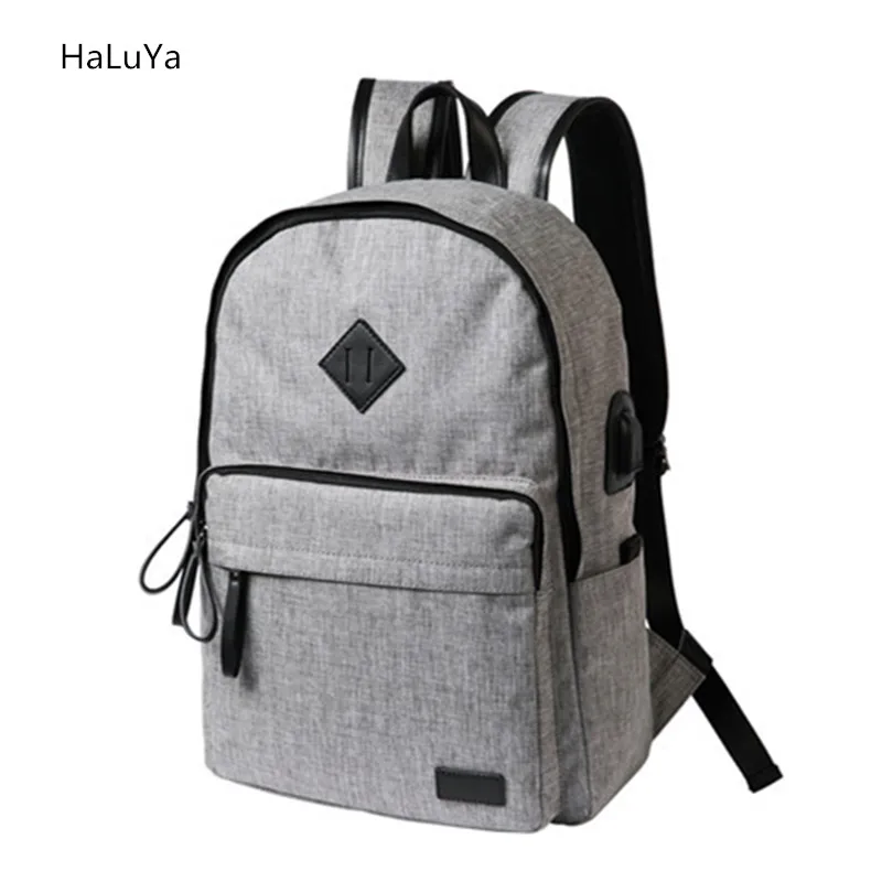 Men's canvas bag Large Capacity Schoolbag Cool Japanese Canvas Men's