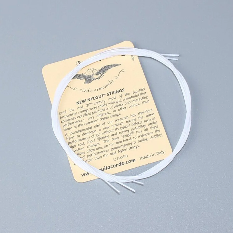 

Pack Aquila 4 Ukulele Strings Nylon White Replacement For Soprano Ukulele 21" 23'' 26'' New
