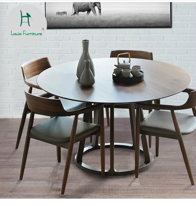 

Louis Fashion Cafe Tables Modern Simple Wood