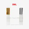 20 unids/lote 5ML 10ML botella de Spray de vidrio atomizador recargable del Perfume Mini de prueba de muestra viales de vidrio con tapón chapado en oro ► Foto 2/6