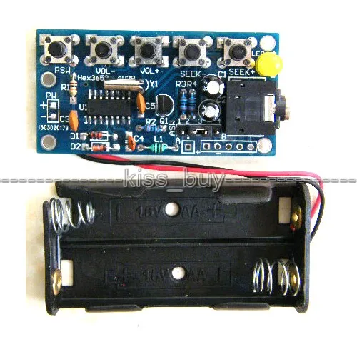 FM 76 МГц-108 МГц беспроводной стерео FM радио приемник модуль PCB DIY Электронные Наборы