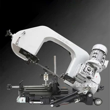 220F1 металлическая ленточная пила многофункциональная Бытовая деревообрабатывающая ленточная пила горизонтальная электрическая машина для резки металла 220 В 370 Вт