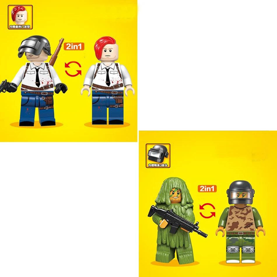 Bricks Military Figure Set PUBG Mini Weapon Gun Playerunknown's Battlegrounds FPS Game kids Toy Legoed PUBG Army Building Blocks Bricks Military Figure Set PUBG Mini Weapon Gun Playerunknown's Battlegrounds FPS Game kids Toy Legoed PUBG Army Building Blocks