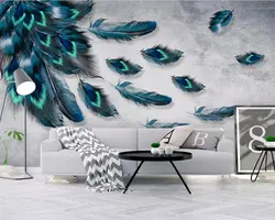 Beibehang росписи обоев просто мода цвет перо текстуры цемент стеновые гостиная спальня росписи ТВ фон 3d обои