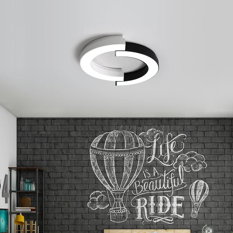 Креативные потолочные светильники простые современные атмосферные светодиодные лампы для гостиной теплые романтические кованые